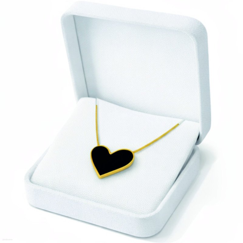 Waterproof 18K Gold Plated Stainless Steel Heart Pendant Jewelry Set for Women
