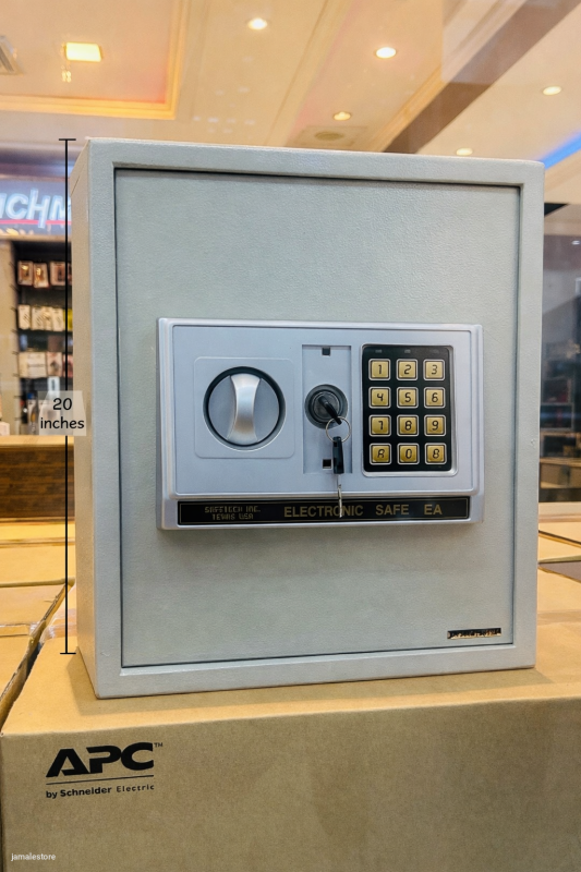 Electronic Safe Locker – 20 Inch Height | Digital Keypad + Manual Key